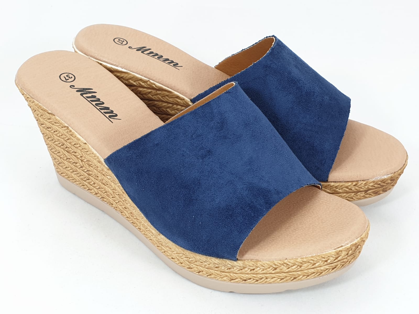 Papuci dama bleumarin Alina